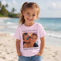 Personalized Photo and Text Pale Pink