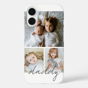 Personalized Photo and Text Photo Collage iPhone 16 Case