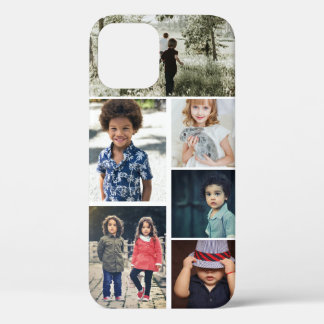 Personalized Photo and Text Photo Collage iPhone 12 Case