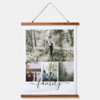 Personalized Photo and Text Photo Collage Family