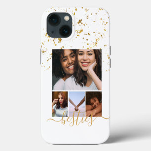 Personalized Photo and Text Photo Collage Friends iPhone 13 Case