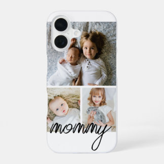 Personalized Photo and Text Photo Collage iPhone 16 Case