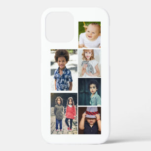 Personalized Photo and Text Photo Collage iPhone 12 Case