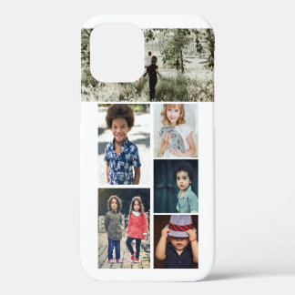 Personalized Photo and Text Photo Collage iPhone 12 Case