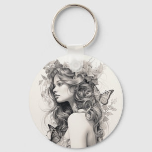 Personalized Photo and Text Photo Collage Keychain