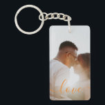 Personalized Photo and Text Photo Collage Keychain<br><div class="desc">Make a Personalized Photo keepsake keychain from Ricaso - add your own photos and text - photo collage keepsake gifts</div>