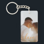 Personalized Photo and Text Photo Collage Keychain<br><div class="desc">Make a Personalized Photo keepsake keychain from Ricaso - add your own photos and text - photo collage keepsake gifts</div>