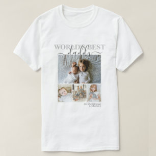 Personalized Photo and Text Photo Collage T-Shirt