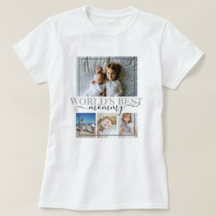 Personalized Photo and Text Photo Collage T-Shirt