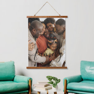Personalized Photo and Text Photo Hanging Tapestry