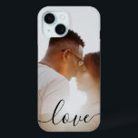 Personalized Photo and Text Photo Love iPhone 15 Case<br><div class="desc">Make a Personalized Photo keepsake cell phone case from Ricaso - add your own photos and text - photo keepsake gifts</div>