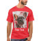 Personalized Photo and Text Red