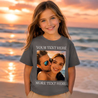 Personalized Photo and Text Smoke Grey