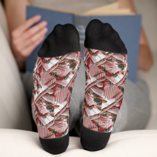 Personalized Photo and Text Socks