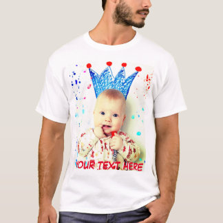 Personalized photo and text T-Shirt