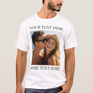 Personalized Photo and Text T-Shirt