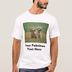 Personalized Photo and Text T-Shirt