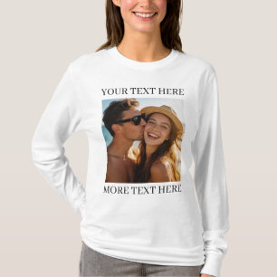 Personalized Photo and Text T-Shirt