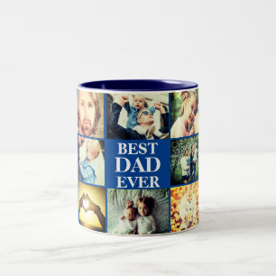 Personalized photo and text Two-Tone coffee mug