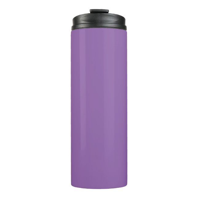 Personalized Photo Artwork Purple Thermal Tumbler (Front)