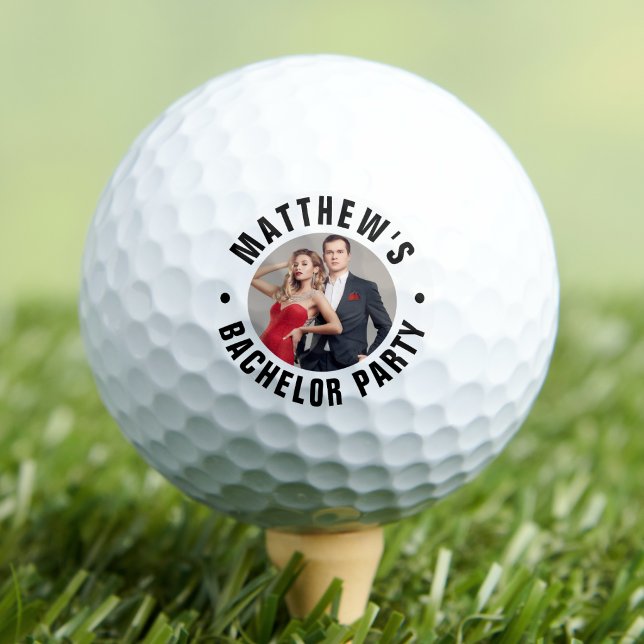 Personalized Photo Bachelor Party Golf Balls (Personalized Photo Bachelor Party Golf Balls)