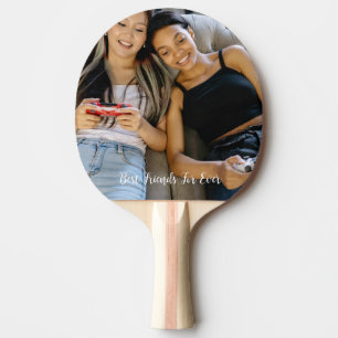 Personalized Photo Best Friends Forever Custom Ping Pong Paddle