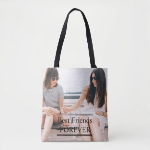 Personalized Photo Best Friends Forever Tote Bag
