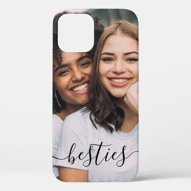 Personalized Photo Besties Best Friends Case-Mate iPhone Case (Back)