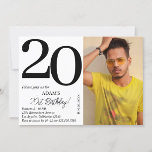 Personalized Photo Birthday Kids Boy Girl Party Invitation