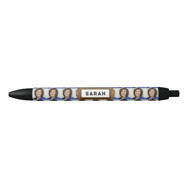 Personalized Photo Black Ink Pen (Front)