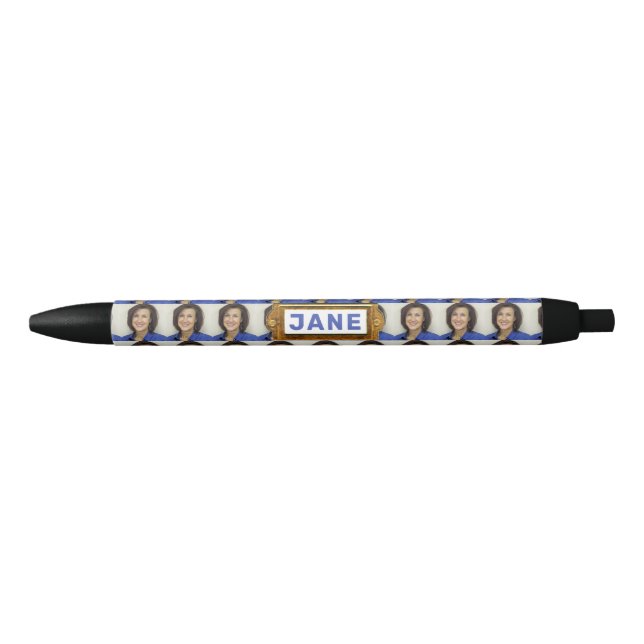 Personalized Photo Black Ink Pen (Front)