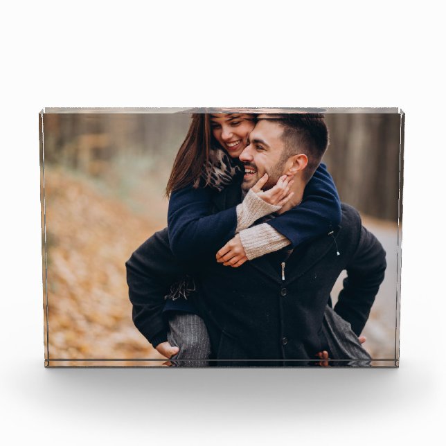 Personalized Photo Block Acrylic Glass Photo BlocK (Front)