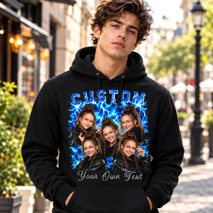Personalized Photo Bootleg Hoodie