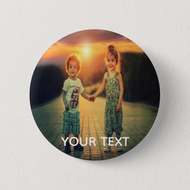 Personalized Photo Button (Front)
