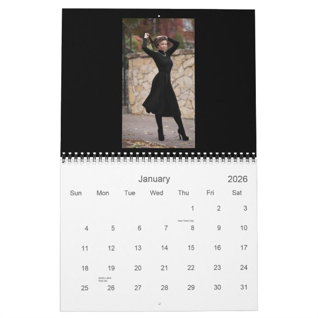 Personalized Photo Calendar (Jan 2026)