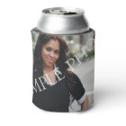 Personalized photo can cooler. Make your own!