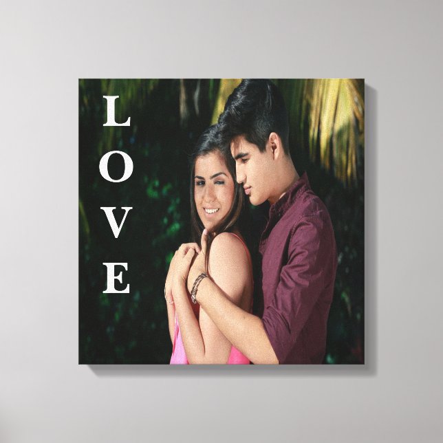 Personalized Photo Canvas Print (Front)