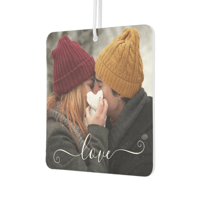 Personalized Photo Car Air Freshener (Left)