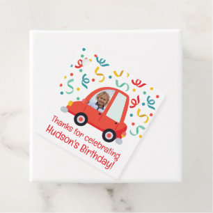 Personalized Photo Car Favour Tags