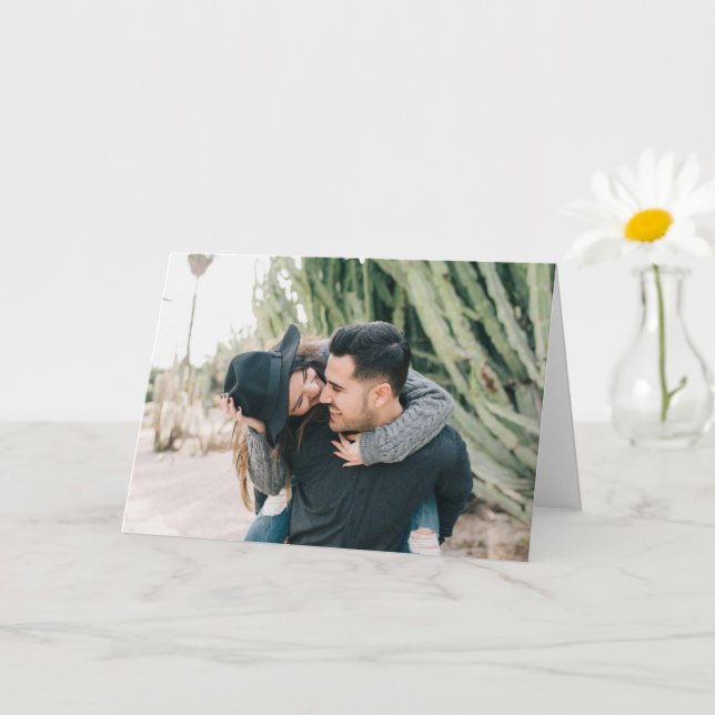 Personalized Photo Card (Small Plant)