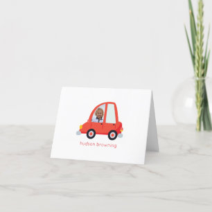 Personalized Photo Cars Folded Note Cards