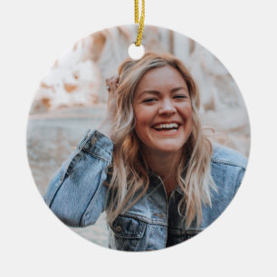 Personalized Photo Ceramic Ornament