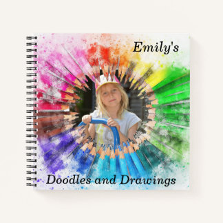 Personalized Photo Children's Spiral Notebook