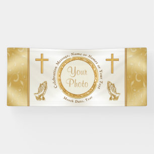 Personalized PHOTO, Christian Banner for Sale