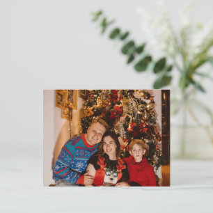 Personalized Photo Christmas Card - Holiday Gift