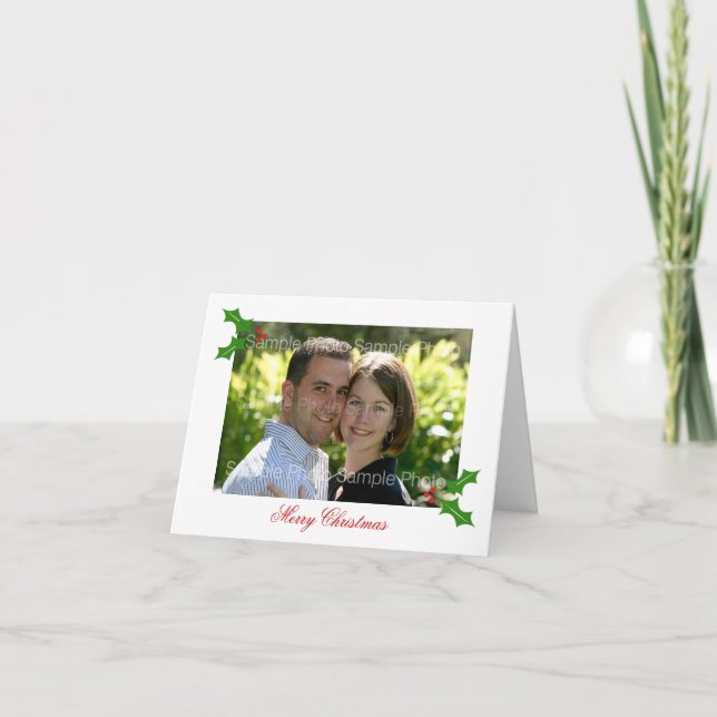 Personalized Photo Christmas Cards (Front)
