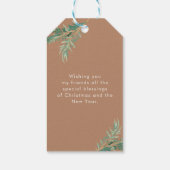 Personalized Photo Christmas gift tags (Back)