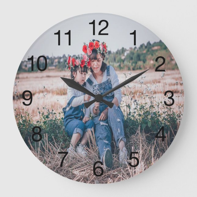 Personalized Photo Clock For Mom (Front)