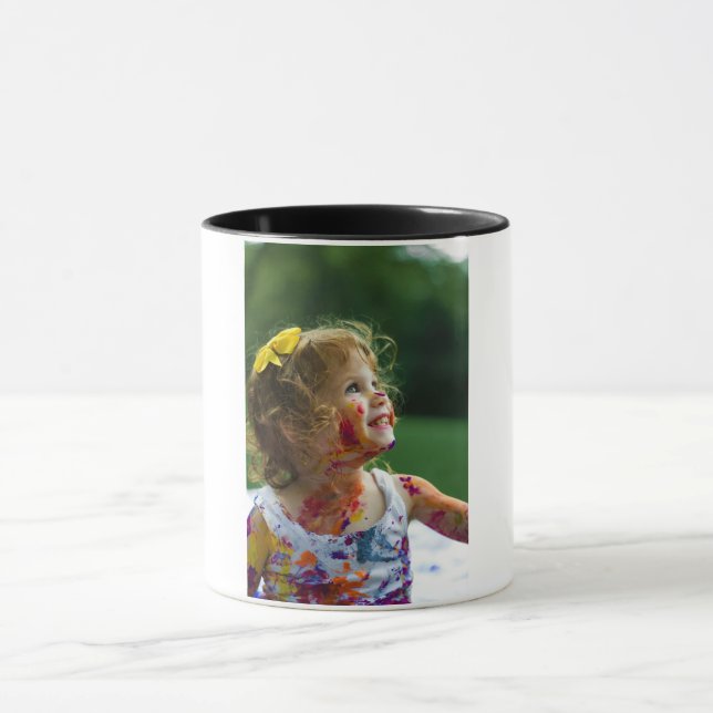Personalized Photo Coffee Mug – Custom Ceramic Cup (Center)