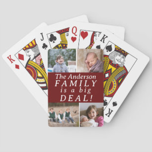 Personalized Photo Colage Playing Cards